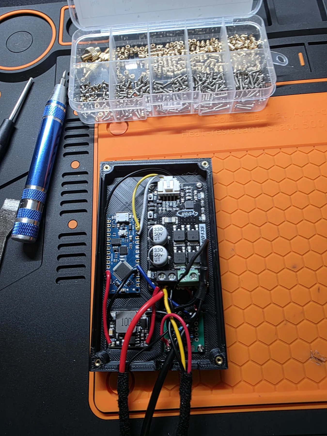 Electronics installed